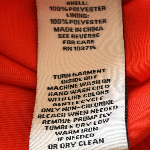 Host Pick 💕 Nanette Lepore size 8 Calypso Red V neck knee length dress. - Picture 14 of 14